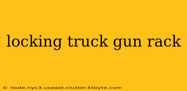 locking truck gun rack