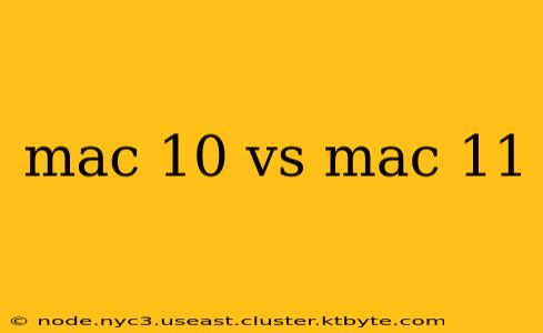 mac 10 vs mac 11