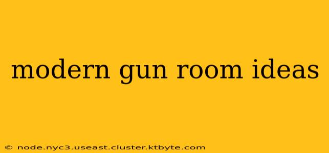 modern gun room ideas