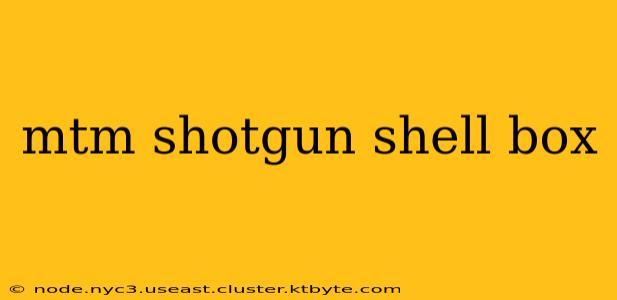 mtm shotgun shell box