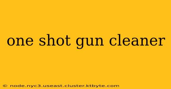 one shot gun cleaner