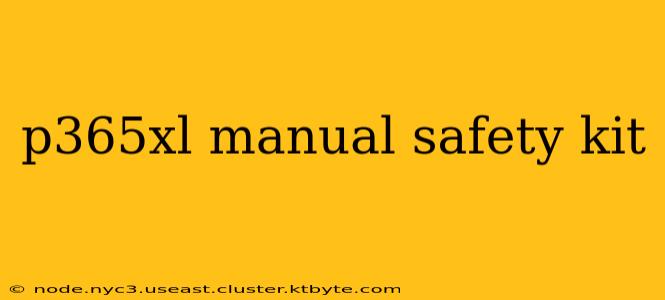 p365xl manual safety kit