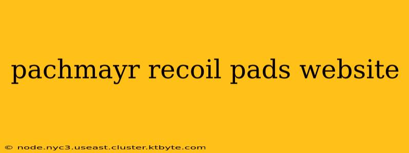 pachmayr recoil pads website