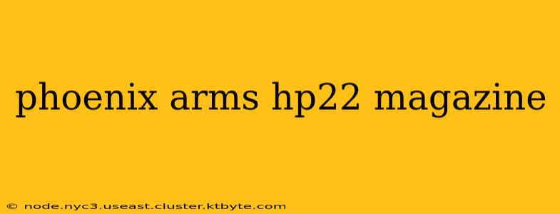 phoenix arms hp22 magazine