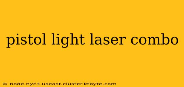 pistol light laser combo