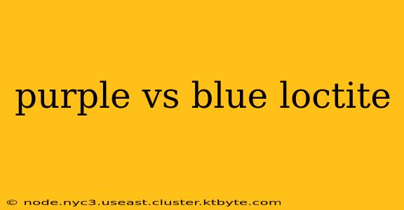 purple vs blue loctite