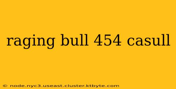 raging bull 454 casull