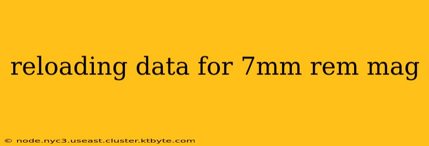 reloading data for 7mm rem mag