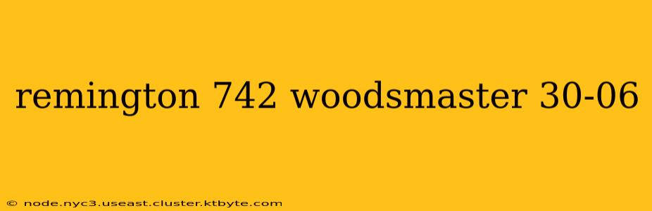 remington 742 woodsmaster 30-06