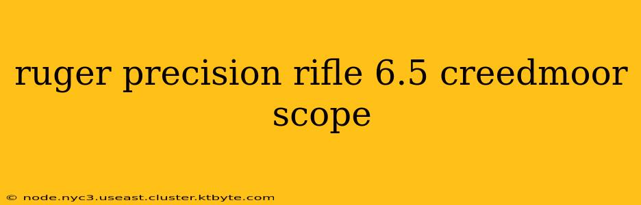 ruger precision rifle 6.5 creedmoor scope