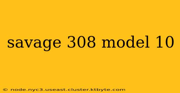 savage 308 model 10