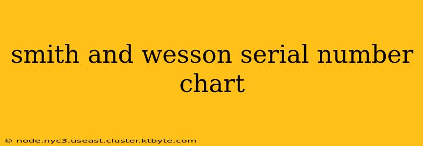 smith and wesson serial number chart