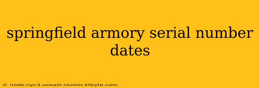 springfield armory serial number dates