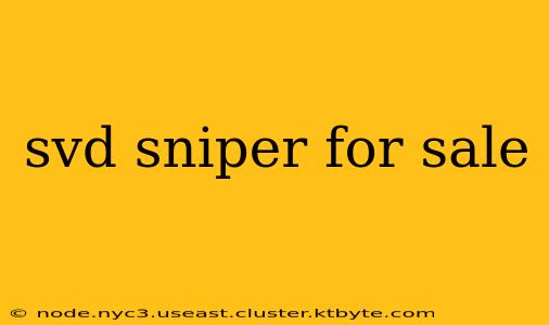 svd sniper for sale