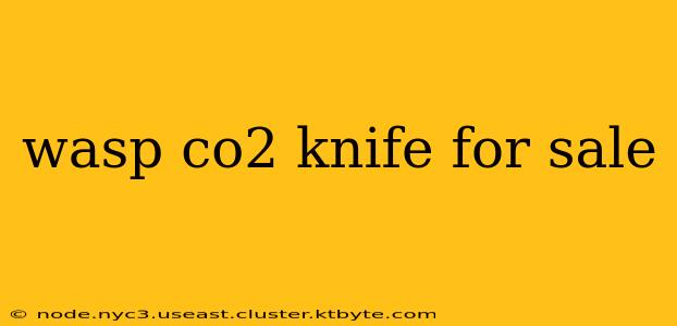 wasp co2 knife for sale