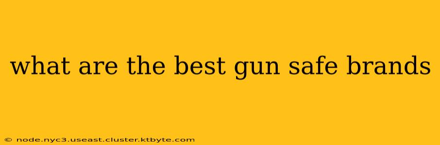 what are the best gun safe brands