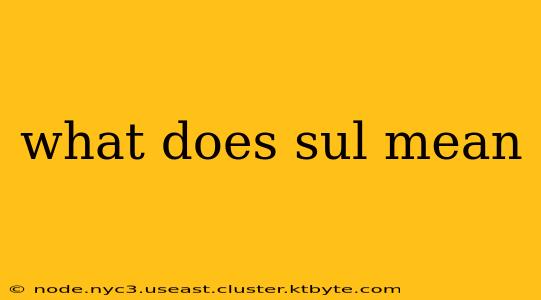 what does sul mean