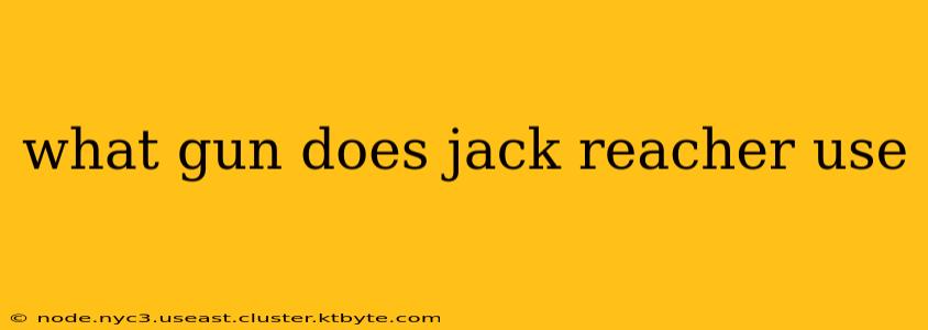 what gun does jack reacher use