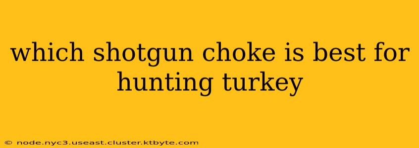 which shotgun choke is best for hunting turkey