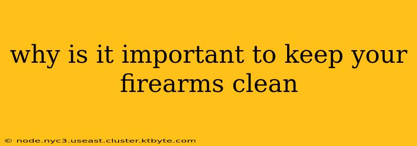 why is it important to keep your firearms clean