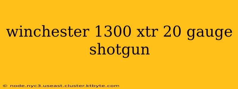 winchester 1300 xtr 20 gauge shotgun