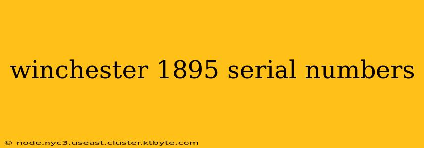 winchester 1895 serial numbers