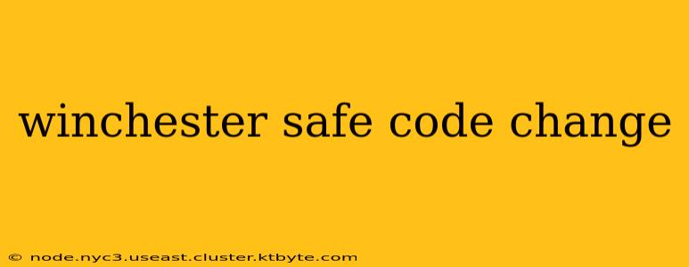 winchester safe code change